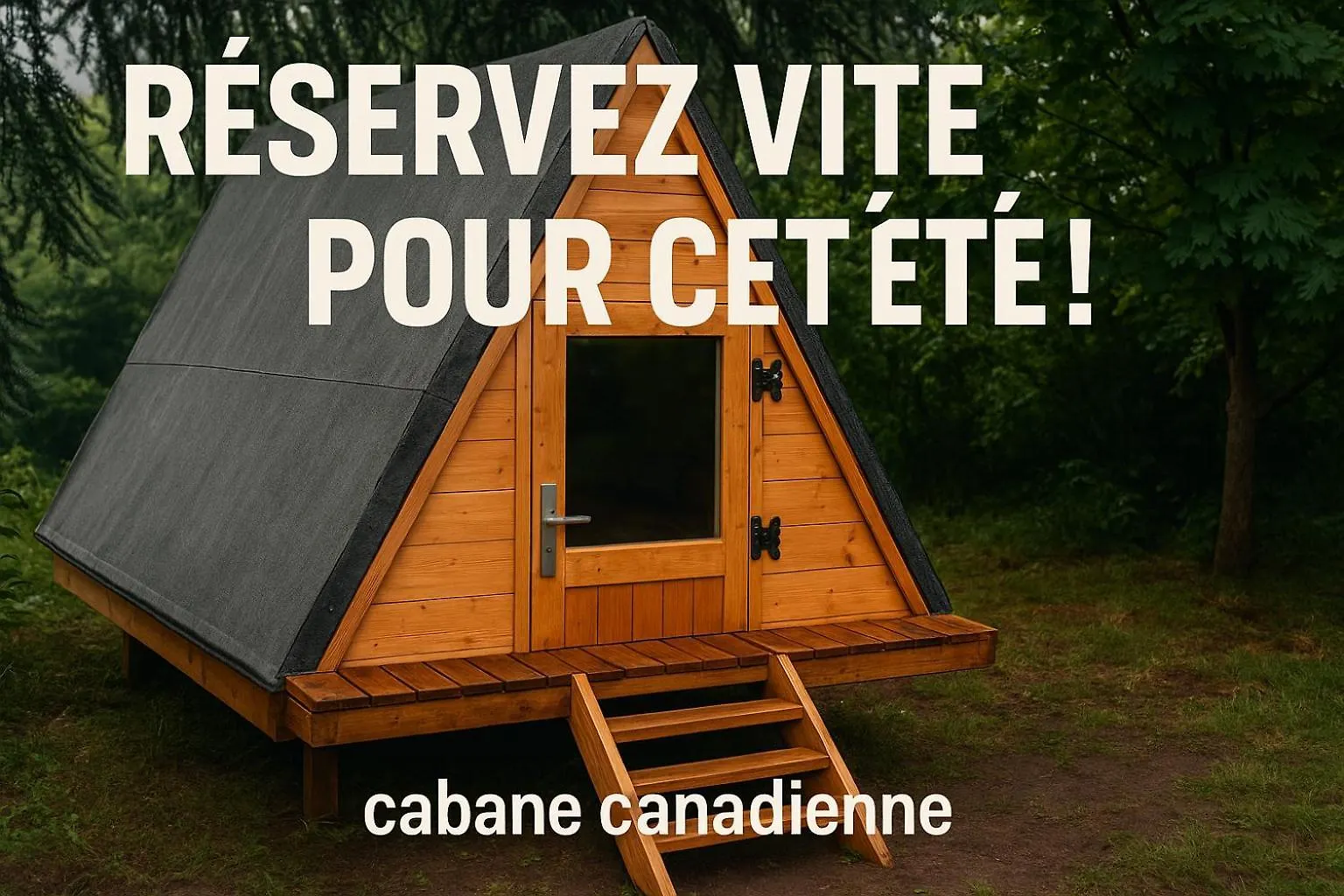 Lyxtält Cabane Canadienne Saint-Savin